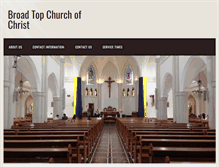 Tablet Screenshot of broadtopchurch.org